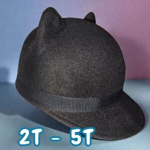 GYMBOREE CITY Kids Kitty Ears Bowler Style Riding Hat